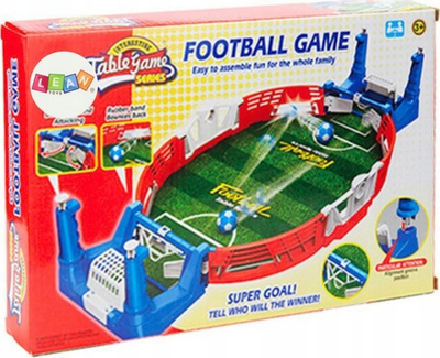 Lojë tavoline futbolli LeanToys Mini, 38x18cm, me 2 topa, me shumë ngjyra