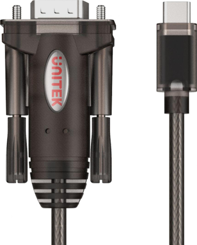 Kabllo Unitek USB-C - RS-232 USB, 1.5m, e zezë