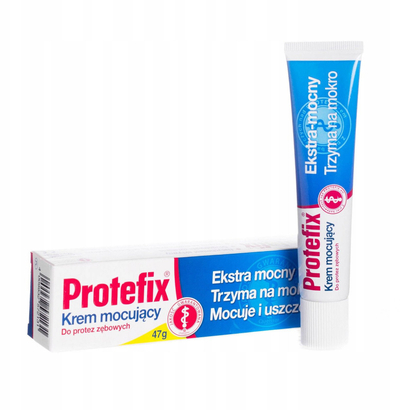 Krem fiksues për proteza Protefix Neutral, pa zink, 47g