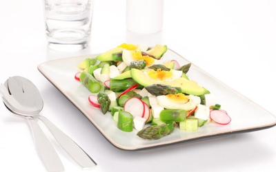 Set lugësh sallate Maku Basic, çelik inoks, 2 copë, ngjyrë çeliku