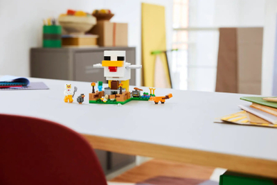 Set lodrash Lego Minecraft 21585 Chicken Farm, fermë pule