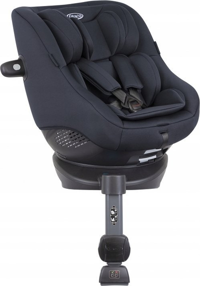 Karrige makine Graco Turn2Me i-Size R129, rrotullim 360°, ISOFIX, blu e errët
