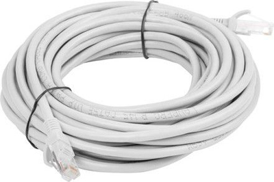 Kabllo patchcord Lanberg RJ-45 - RJ-45, Cat.5e, 10m, gri