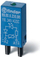 Modul funksional pluggable Finder 99.80.0.230.98, 110 240V AC/DC, blu
