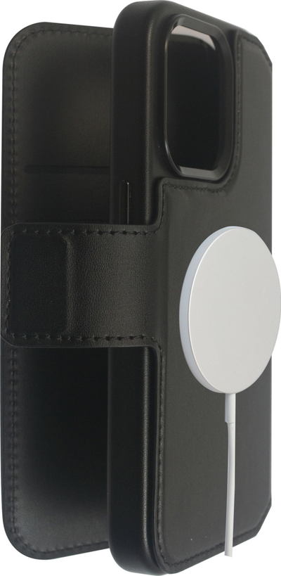 Këllëf portofol ESTUFF INFINITE ES67160105, për telefona 6.9\", me magnet, i zi