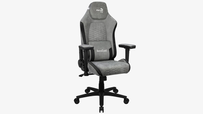 Гејминг столица Aerocool CROWN AeroSuede, 150kg, Class-4, зелена