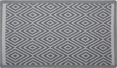 Tapet outdoor SIKAR, 90 x 150 cm, material sintetik, gri