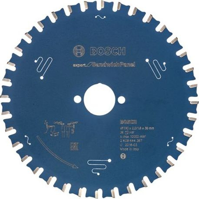 Тркалезно сечило Bosch Expert 190mm, 36 заби, 30mm, за сендвич панели