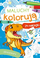 Libër me ngjyrosje Maluchy Koloruje Dinosaurs, me dinosaurë, me 24 ngjitëse, me shumë ngjyra