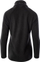 Bluzë polar për goca Hi-Tec Lady Harriet Fleece, me zinxhir komplet, me jakë të lartë, e zezë