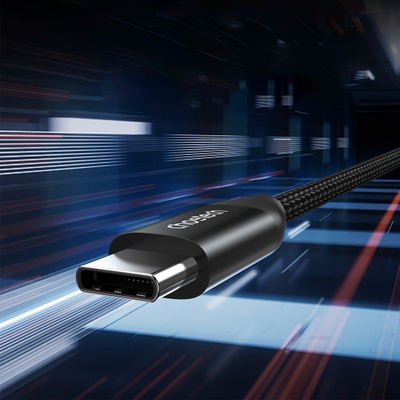 Kabllo USB C Choetech XCC-1035, PD 3.1 240W, 1m, e zezë
