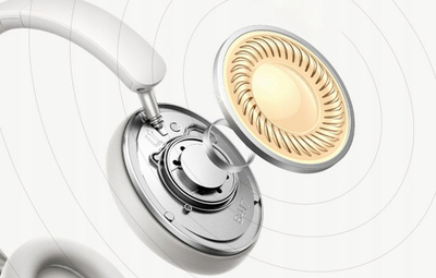 Kufje wireless UGREEN HiTune Max2, Over Ear, me ANC, 80 orë dëgjim, të bardha