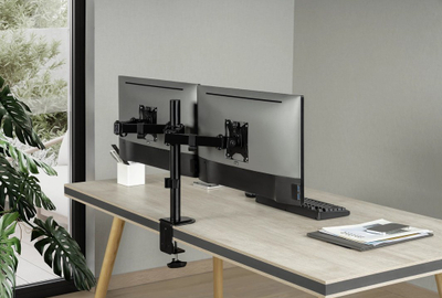 Mbajtëse për 2 monitorë SENSE 7 FLOAT, 17"-32", e zezë