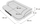 Shtrat ortopedik për qen Hobbydog XXL, 120x80 cm, memory foam, bezhë