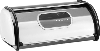 Kuti buke HI Bread Bin, 11L, 35.5x23x14.5 cm, argjendtë