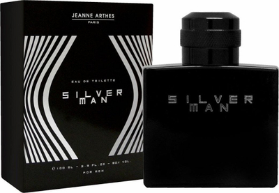 Eau de Toilette Jeanne Arthes Silver Man, 100ml