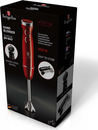 Blender Berlinger Haus BH-9047, 500 W, i kuq