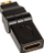 Adapter HDMI InLine 17690M, Mini HDMI mashkull në HDMI femër, i zi