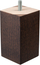 Këmbë mobiljeje HausHalt 100x55x55 mm, wenge, 1 copë
