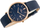Orë për meshkuj G.Rossi 10853A-6F3, quartz, rrip lëkure, blu