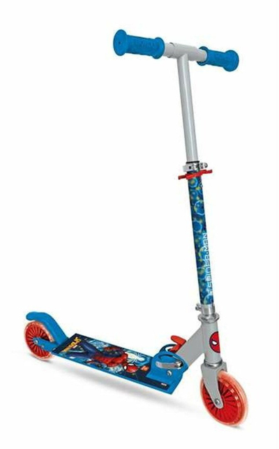 Trotinet për kalama Mondo Step Spiderman, alumin, i palosshëm, shumëngjyrësh