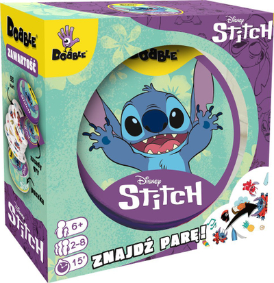 Loja me shoqni Dobble Stitch Rebel Polish Edition, 55 letra, për kalamoj dhe të rritur, shumëngjyrëshe