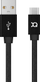 Xqisit USB-A до USB-C Кабел, 1.8 м, Црн