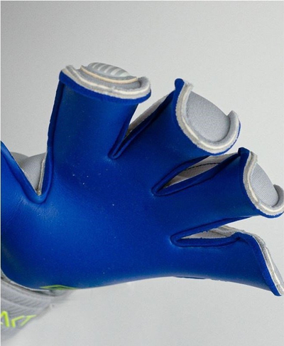 Doreza portjeri Reusch Attrakt Gold X Evolution Cut Finger Support, masa 8.5, gri blu