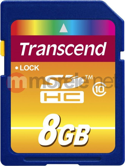 Kartë memorie SDHC Transcend TS8GSDHC10, 8GB, Class 10