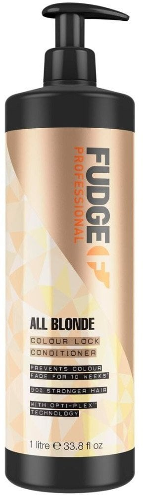 Balsam flokësh Fudge All Blonde Colour Lock, 1000ml, për flokë biond, transparent