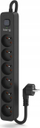 Shirit elektrik Kerg Ciabatta Power Strip, 6 dalje 16A, kabllo 1.5m, i bardhë