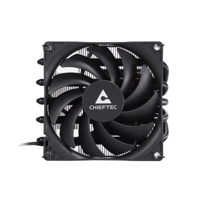 Ftohës CPU Chieftec Low Profile 45mm, 5 heatpipe, i zi