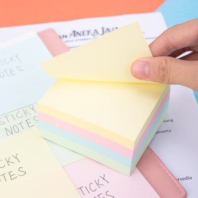 Postit DELI 76x76 400fl pastel mix a01703 1/12