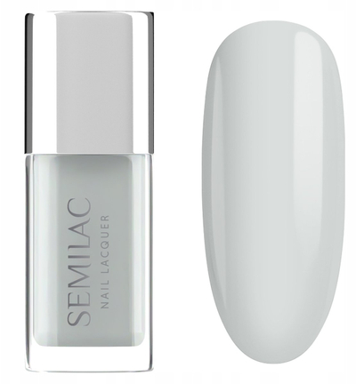 Llak thonjsh Semilac Classic, 108 Classic White, efekt xheli, i bardhë