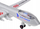 Lodër dron ushtarak Mailian ZA4327, metal me pull back, me drita dhe zë, gri