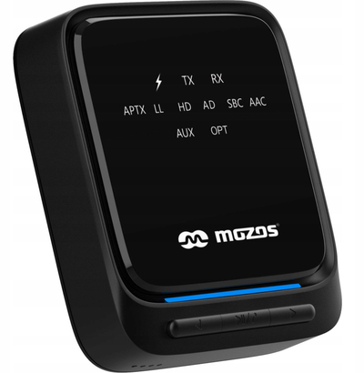 Adapter Bluetooth Mozos B3, transmetues edhe pranues, aptX HD, me dalje optike edhe AUX