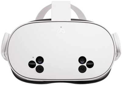 Syze VR Meta Quest 3S, 128GB, me lojën Batman Arkham Shadow, të bardha