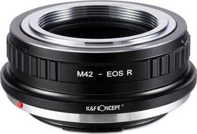Adapter objektivi K&amp;F Concept KF06.382 për Canon EOS R, Ra, Rp, M42, i zi