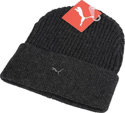Kapelë dimri Puma Metal Cat Beanie 024874 01, akrilik, unisex, e zezë
