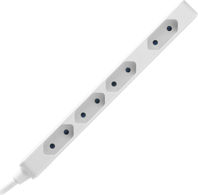 Zgjatues elektrik Valueline 4 dalje, 1.4m, 2x0.75mm², prizë e sheshtë, i bardhë