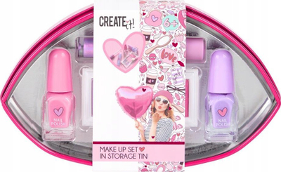 Set grimi për buzë Create It! Heart, për kalamaj, shumëngjyrësh