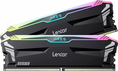 Memorie Lexar Ares RGB, DDR5, 32 GB, 7200 MHz, CL34, LD5U16G72C34LA-RGD