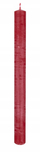 Qirinj tapër DONAU HOME Rustic Classic, 22x250mm, set 4 copë, të kuq