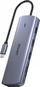 Hub USB C Unitek 9in1, HDMI VGA, Gigabit Ethernet, gri