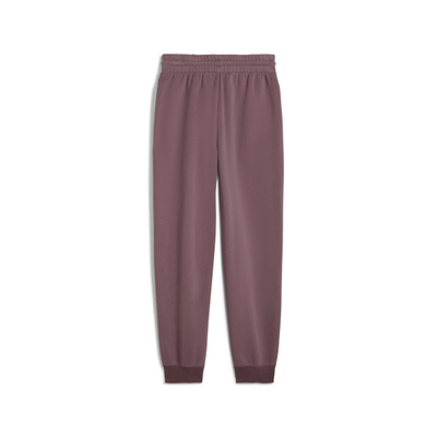 Тренерки PUMA HER Comfort High Waist Fleece за жени, со џебови, боја raisin