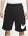 Pantallona të shkurtra Nike Sportswear Club Graphic, fleece, të zeza bardhë