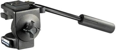 Kokë tripodi video Manfrotto 128RC Micro Fluid, me pllakë 200PL-14, e zezë