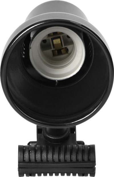 Lampë tavoline Virone Dalla DL-10/B me kapëse, E27 40W, e zezë