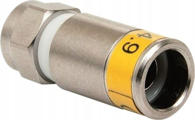 Konektor kompresioni F Cabelcon RG6, për kabllo 7 mm, metalik