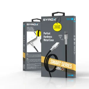 Kabllo Syrox 3.0A C133AT, e zezë